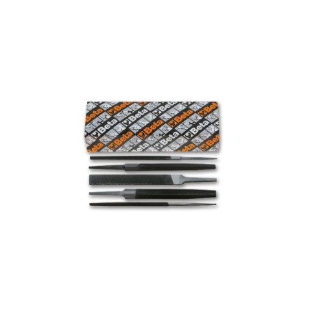 BETA 1718A8/S5 Serie di 5 lime a taglio mezzodolce (art. 1718A8)