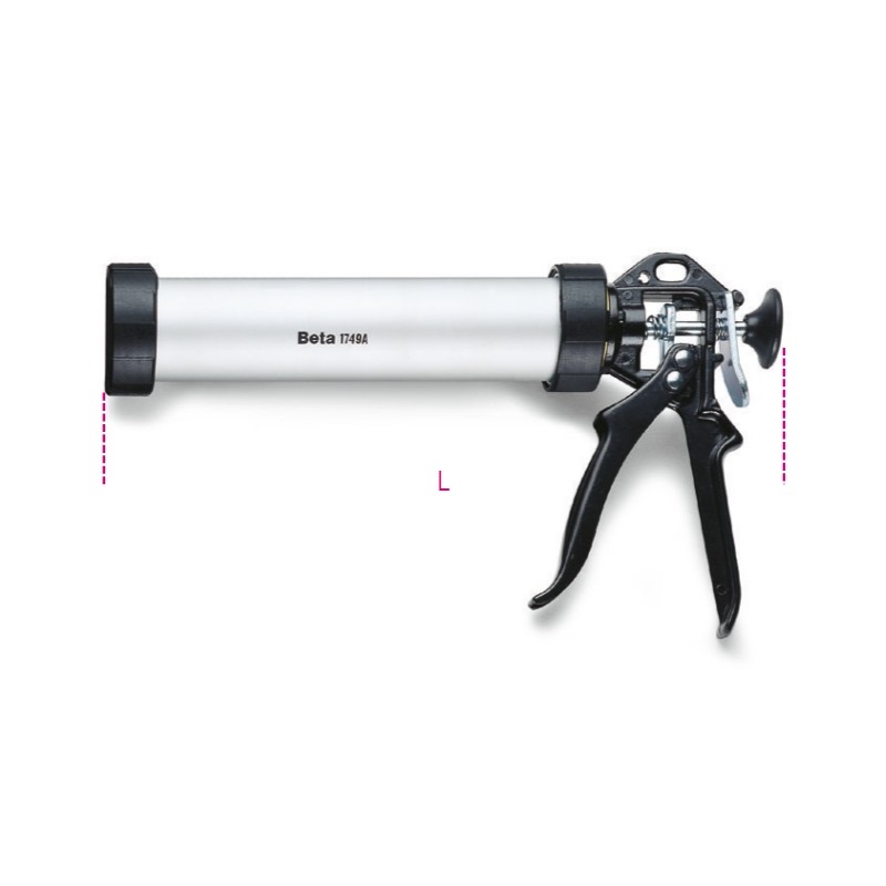 BETA 1749A Pistola per sigillante modello professionale tubo in alluminio