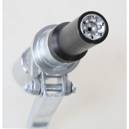 BETA 1750TLA Testina per ingrassaggio autobloccante a 6 spilli, versione lunga