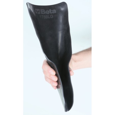 BETA 1758LG Lamina modellabile in alluminio rivestita in gomma, per la canalizzazione dei liquidi