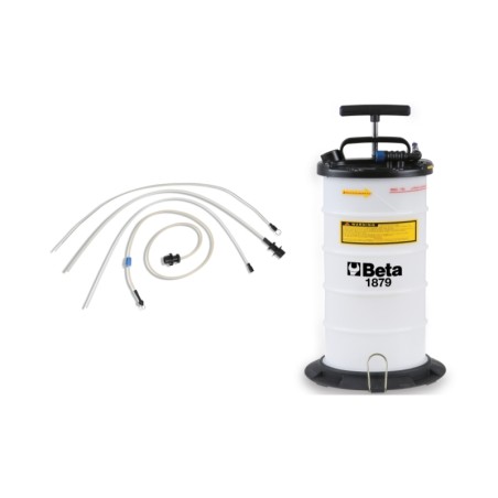 BETA 1879 9,5 Aspiratore liquidi manuale e pneumatico da 9,5 Litri