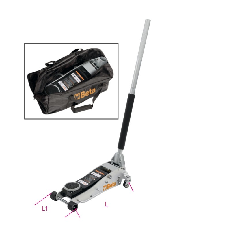 BETA 3029AL/1,5T Sollevatore idraulico in alluminio da 1,5 tonnellate