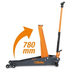 BETA 3030H/2T Sollevatore idraulico grande alzata a 6 ruote da 2 tonnellate