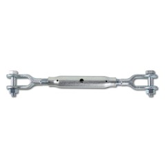 ROBUR 8009TZ Tenditori a due forcelle canaula a tubo DIN 1478 zincati