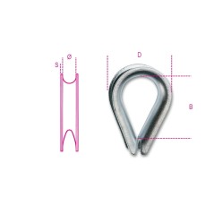 ROBUR 8021A Radancia tipo pesante per funi in acciaio zincate