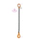 ROBUR 8091SL Pendente per sollevamento catena a 1 braccio, gancio Self-Locking grado 8
