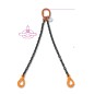 ROBUR 8092SL Pendente per sollevamento catena a 2 bracci, ganci Self-Locking grado 8