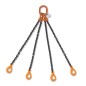 ROBUR 8094SL Pendente per sollevamento catena a 4 bracci, ganci Self-Locking grado 8