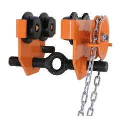 ROBUR 8147C Carrello di traslazione a catena per paranchi manuali