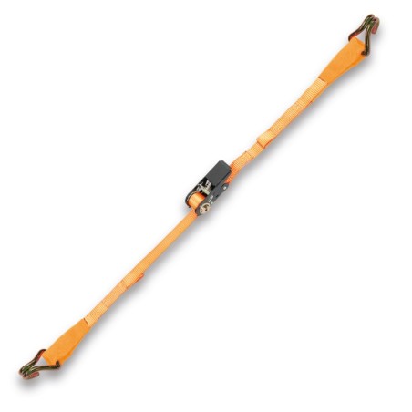 ROBUR 8188CU/25 Sistemi di legatura con ganci uncino, cricchetto tenditore LC 400kg nastro in poliestere ad alta tenacità (PES)