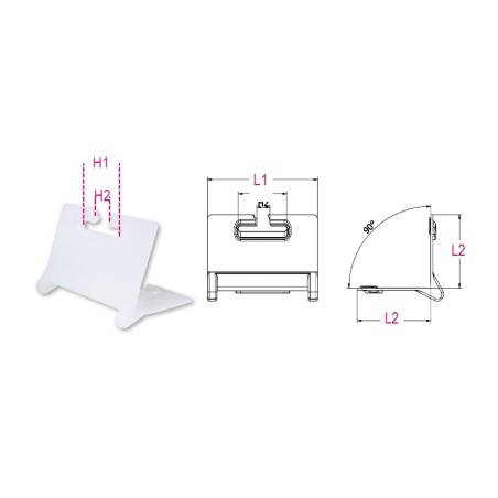 ROBUR 8189PA 2 protezioni angolari per nastri di ancoraggio in poliestere