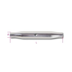 ROBUR 8201T Canaule a tubo inox AISI 316