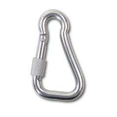 ROBUR 8276G Moschettoni asimmetrici con ghiera inox AISI 316