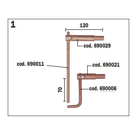 ELETTRODO DIRITTO TELWIN 690006