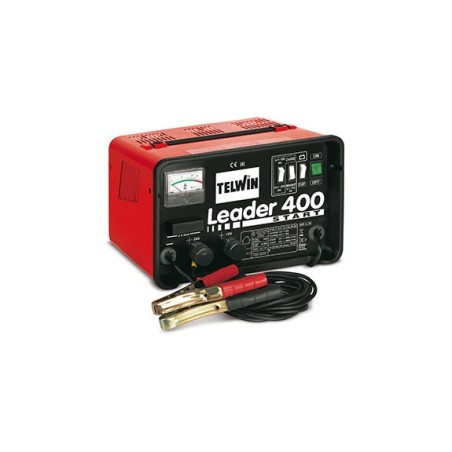 CARICABATTERIE E AVVIATORE LEADER 400 START  230V 12-24V TELWIN 807551