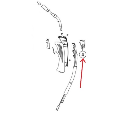 VALVOLA DI RICAMBIO PER TORCIA TW160 TELWIN 990464
