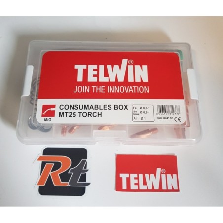 KIT CONSUMABILI PER TORCIA MIG/MAG MT25 TELWIN 804152