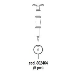 KIT 5 ELETTRODI PER MASSA A PUNTARE - ACCESSORI DIGITAL PULLER - TELWIN 802464