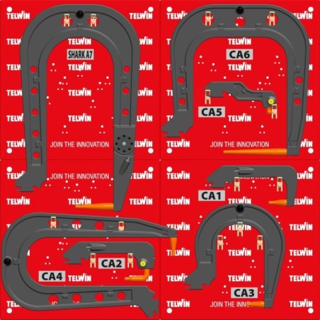 KIT 2 PARETI VUOTE PER BRACCI INVERSPOTTER - cod. 803106 TELWIN