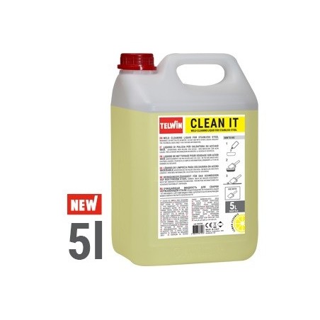 Liquido Clean It (Giallo) 5LT per Cleantech 200  TELWIN 804296