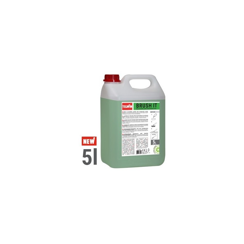 Liquido Brush It (Verde) 5LT per Cleantech 200  TELWIN 804297