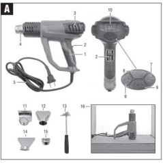 PISTOLA TERMICA HEAT GUN - 804096 TELWIN