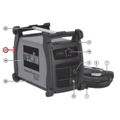 RETRO BUMPERS RICAMBIO PER TECHNOLOGY PLASMA 54 XT KOMPRESSOR - TELWIN 323110