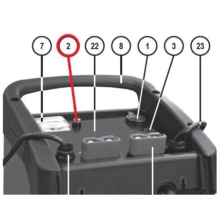 PULSANTE DI RICAMBIO PER AVVIATORI TELWIN 121095