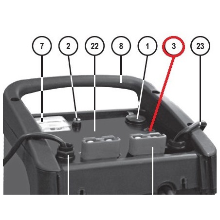 PROTEZIONE RIPRISTINABILE - RICAMBIO PER AVVIATORI TELWIN 121223