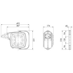 2315 Avvolgicavo tensione di alimentazione 230V monofase, senza presa