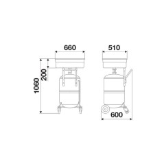 70365 Vasca di lavaggio universale
