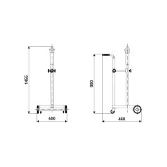 35260/A Kit per distribuzione di olio e affini carrellato