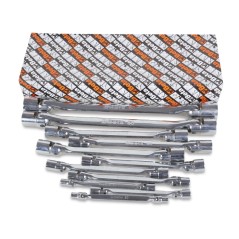 BETA 80/S11 Serie di 11 chiavi a bussola poligonale snodate doppie (art. 80)
