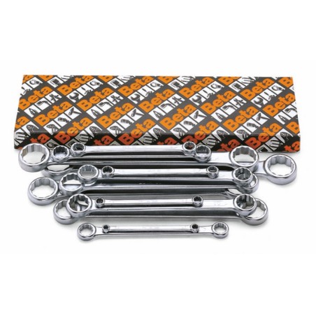 BETA 95/S8 Serie di 8 chiavi poligonali doppie diritte (art. 95)