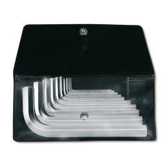 BETA 96/B10 Serie di 10 chiavi maschio esagonale piegate (art. 96) in busta