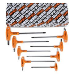 BETA 97TTX/S8 Serie di 8 chiavi maschio piegate con impugnatura per viti con impronta Torx(R) (art. 97TTX)