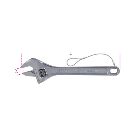 BETA 111E-HS Chiave regolabile a rullino con sistema anticaduta H-SAFE