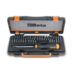 BETA 861/C61P 61 inserti per avvitatori e 1 portainserti magnetico a sgancio rapido (art. 861LP, 861PE, 861PH, 861PZ, 861TX, 861