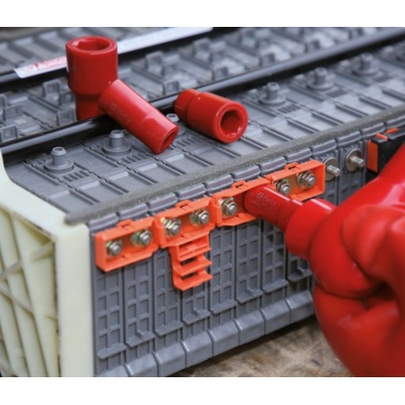 BETA 914MQ/A Chiavi a bussola esagonali, con attacco quadro femmina 3/8", in tecnopolimeri speciali su base poliammidica