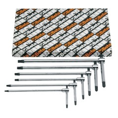 BETA 951TX/S6 Serie di 6 chiavi maschio piegate per viti con impronta Torx(R) (951TX)