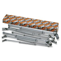 BETA 952/S18 Serie di 18 chiavi a T con bussola esagonale snodata (art. 952)