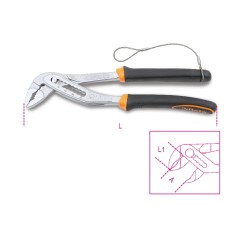 BETA 1048BM-HS Pinza regolabile a cerniera chiusa, impugnatura bimateriale H-SAFE