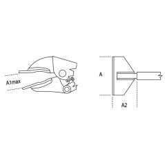 BETA 1063 Pinza regolabile autobloccante per lattonieri