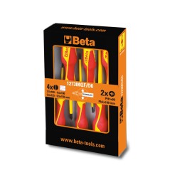 BETA 1273MQF/D6
 Serie di 6 giravite slim