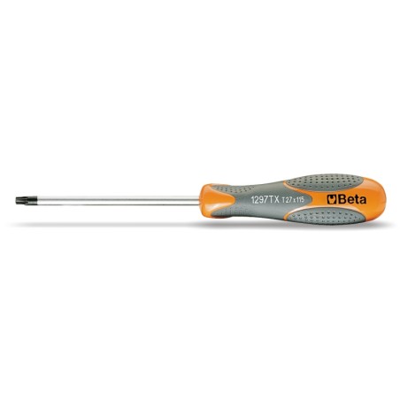BETA 1297TX Chiavi maschio con impugnatura, per viti con impronta Torx® cromate, punte nere