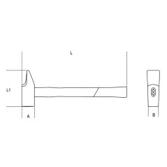BETA 1374F Martelli tipo francese per falegnami manico in legno