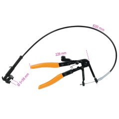 BETA 1472PU/P Pinza universale con prolunga per fascette e anelli stringitubo
