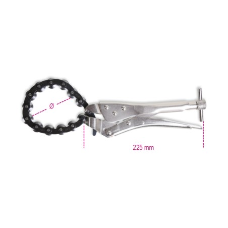 BETA 1476 Pinza regolabile autobloccante per taglio tubi di scarico