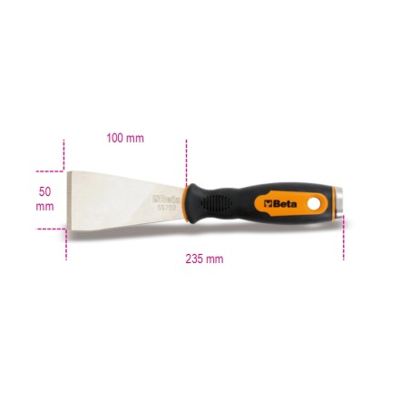 BETA 1479RB/3 Raschietto a battere tipo piatto